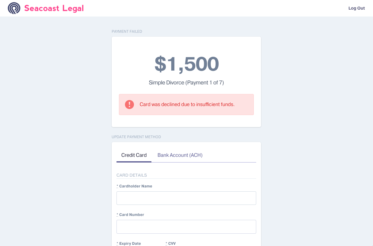 SimpleClient allows clients to e-sign agreements from within their portal.
